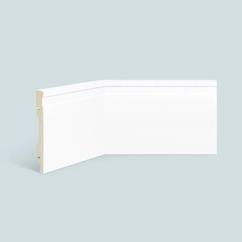 Rodapé Branco Poliestireno 15 cm