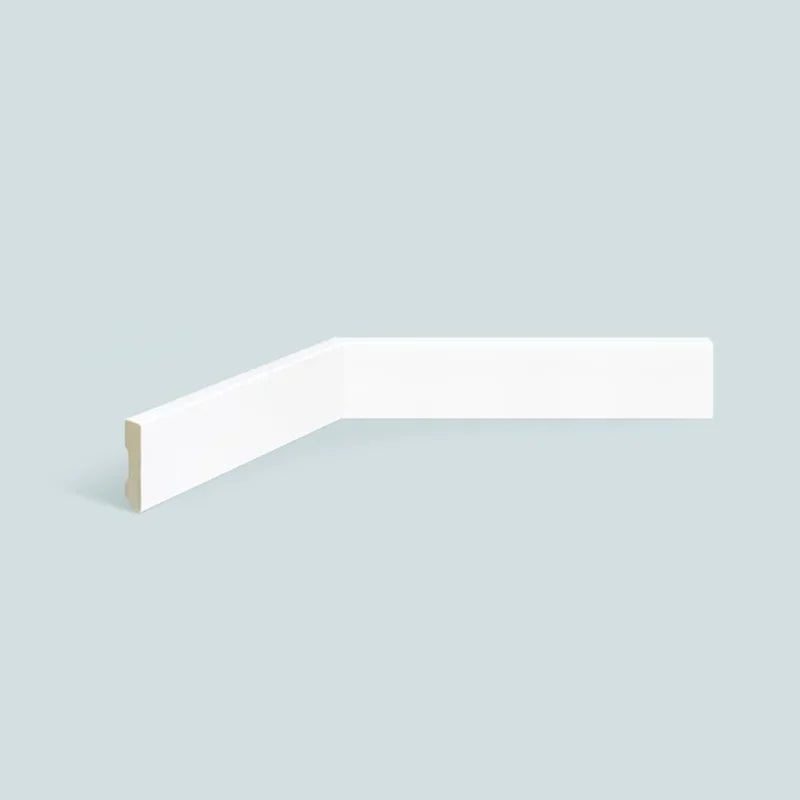 Rodapé Branco Poliestireno 5 cm (Slim)