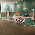 Piso Laminado Eucafloor Prime Click / Amêndoa