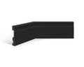 Rodapé Preto Poliestireno 10 cm