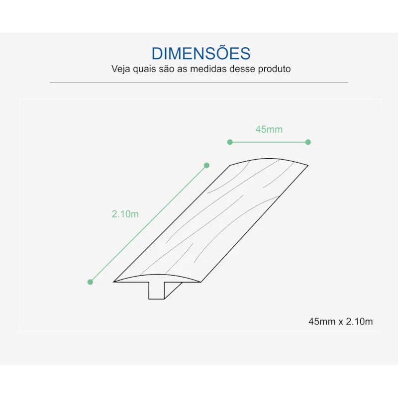 Perfil T Durafloor - 2,10m