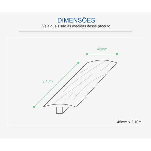 Perfil T Durafloor - 2,10m